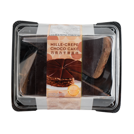 Six Fortune Chocolate Crepe Cake 2PC