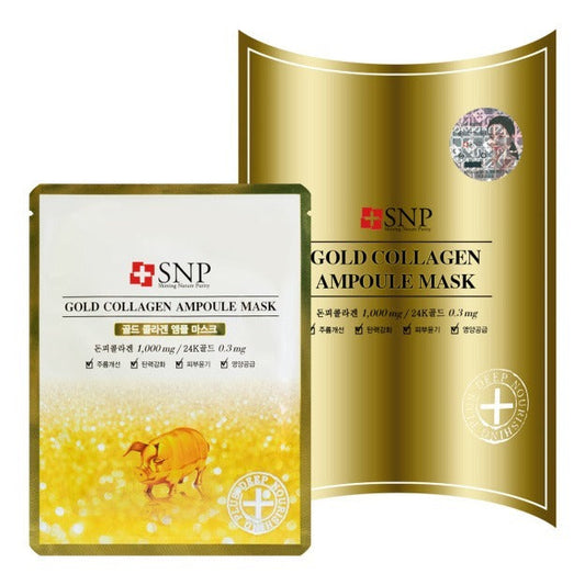 SNP Gold Collagen Ampoule Mask