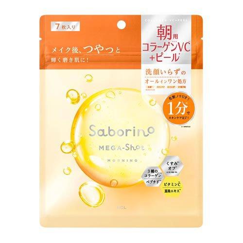 BCL SABORINO MEGA SHOT MORNING COLLAGEN PEELING MASK 7PCS