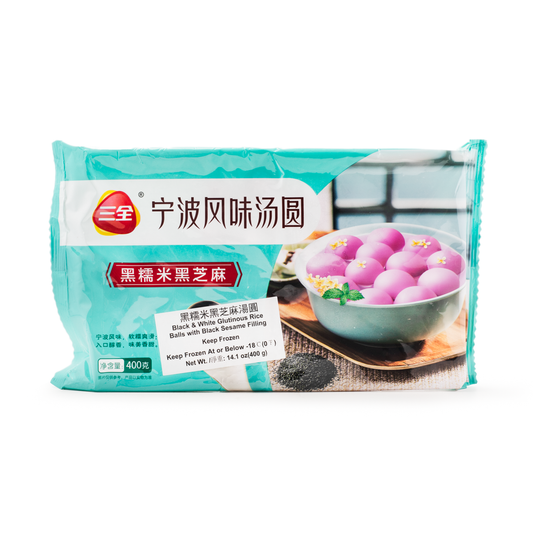 SQ Black Sesame Rice Ball, Frozen 400.00 g