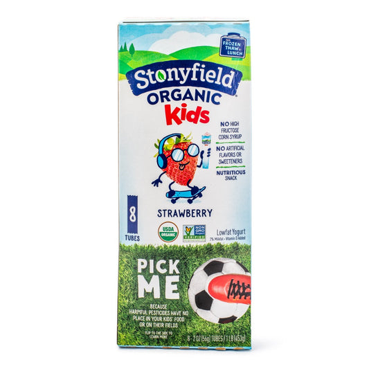Stonyfield Organic Kids Strawberry Yogurt Tubes