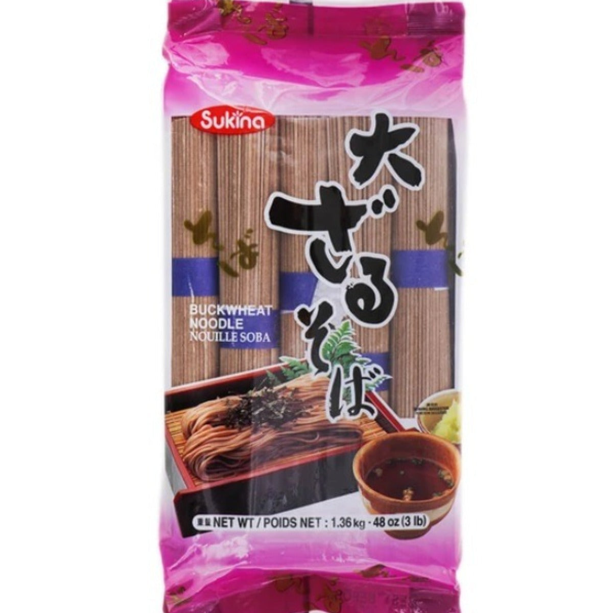 SUKINA Buckwheat Noodle 48oz (1.36kg)