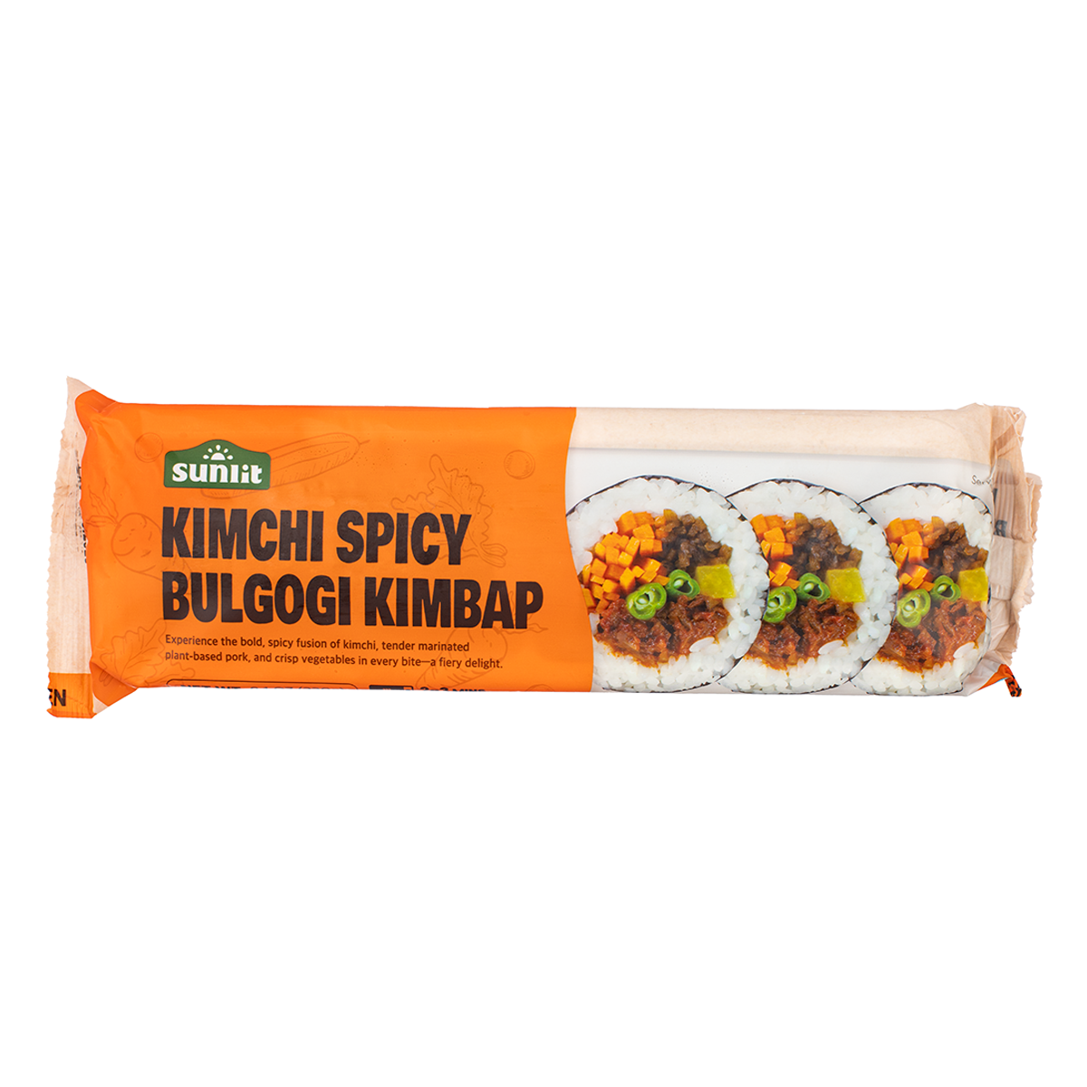 SUNLIT Plant Based Spicy Kimchi Bulgogi Kimbap