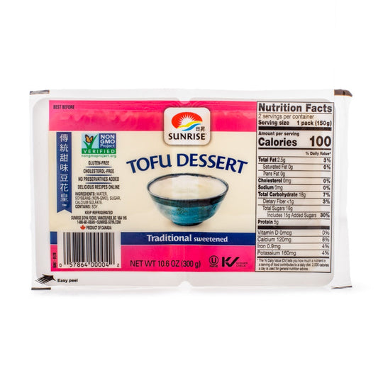 Sunrise Tofu Dessert Traditional sweetened 10.6oz