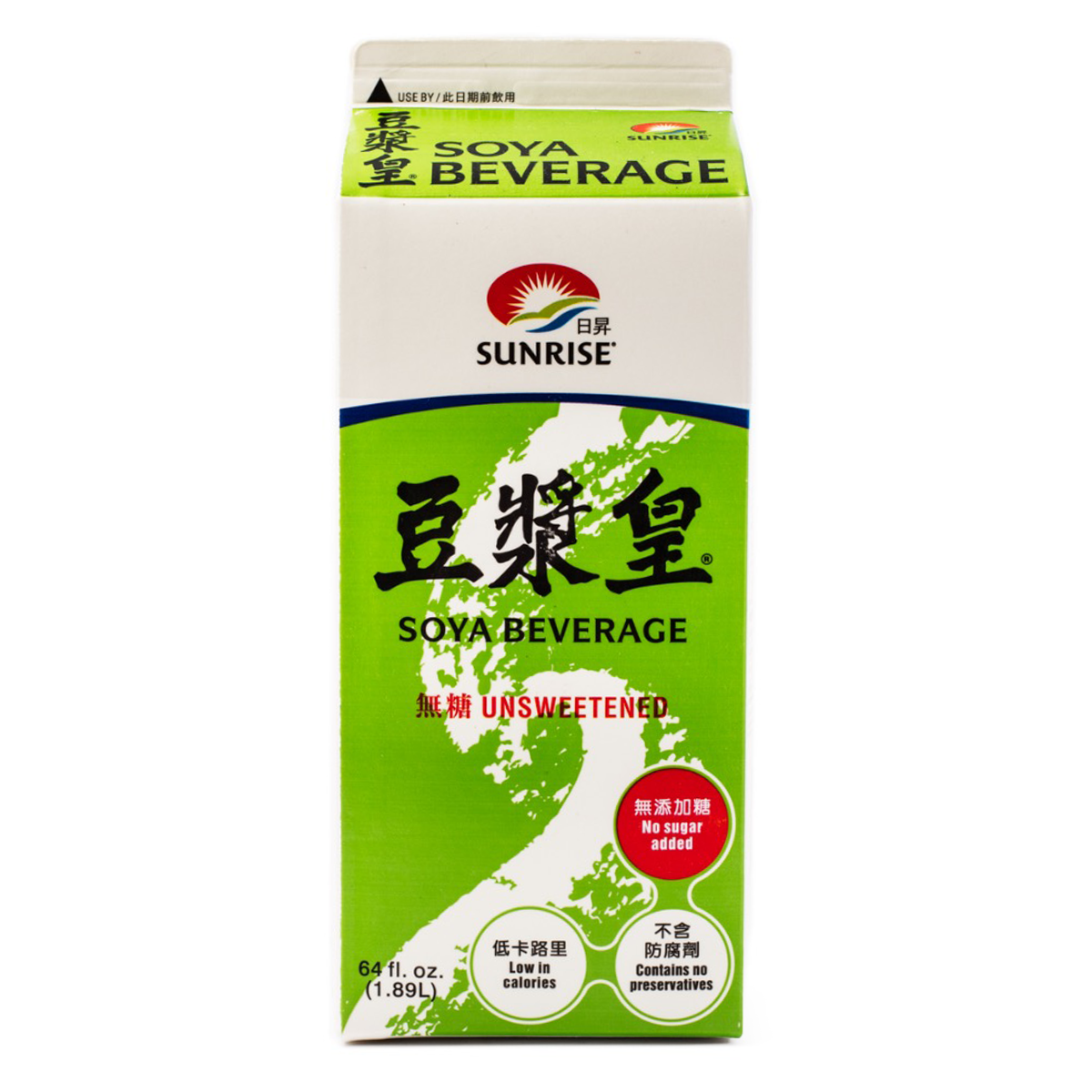 [Sunrise] Unsweetened Soy Milk 64oz