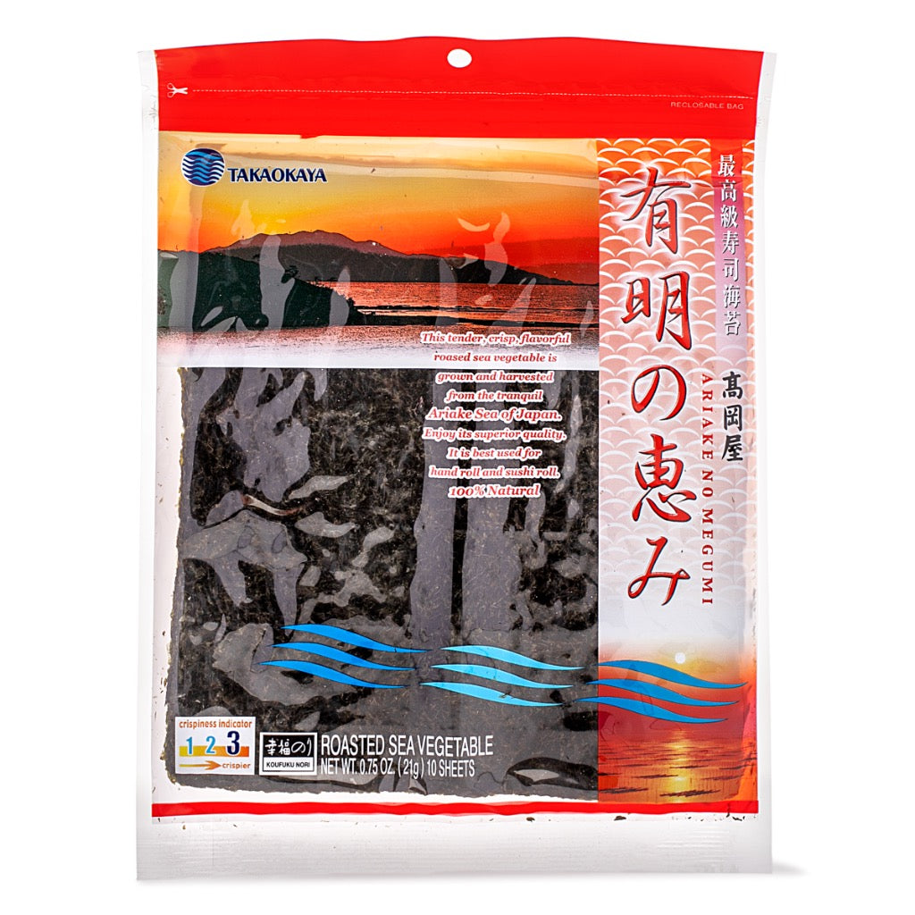 Takaokaya Ariake Nori Seaweed JPN 10sht