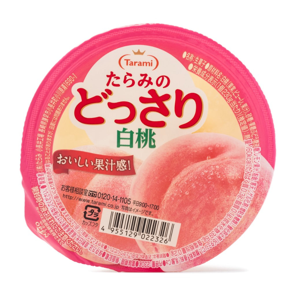 Tarami Jelly Cup White Peach