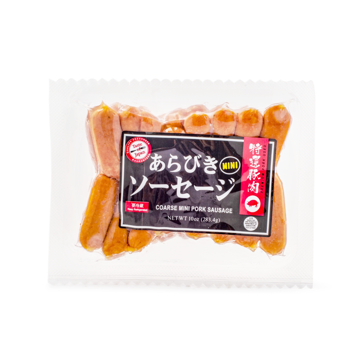 Taste of Japan Mini Pork Coarse Sausage 8oz