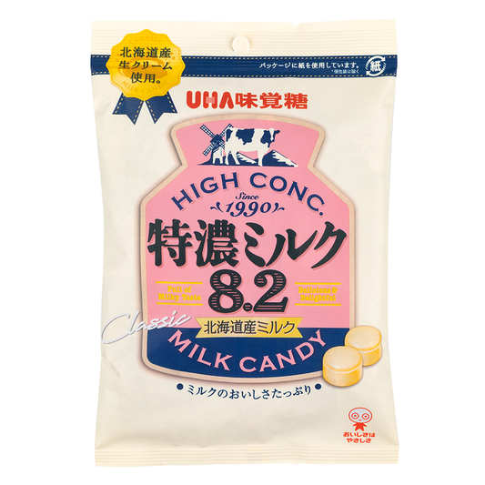 UHA Mikakuto Tokuno Milk 8.2