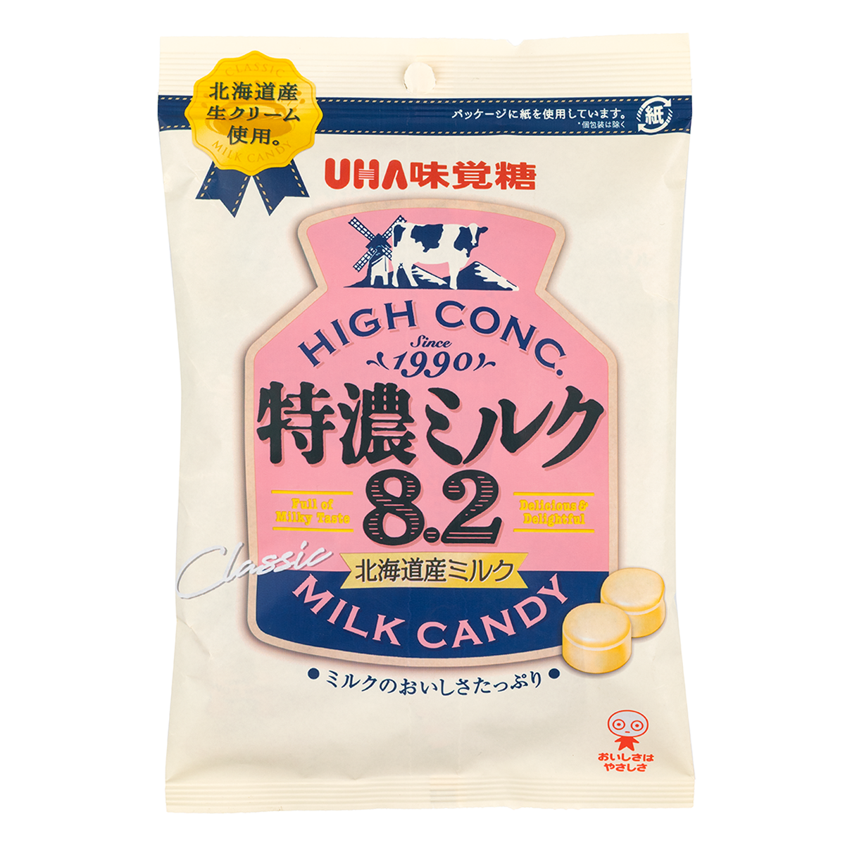 UHA Mikakuto Tokuno Milk 8.2