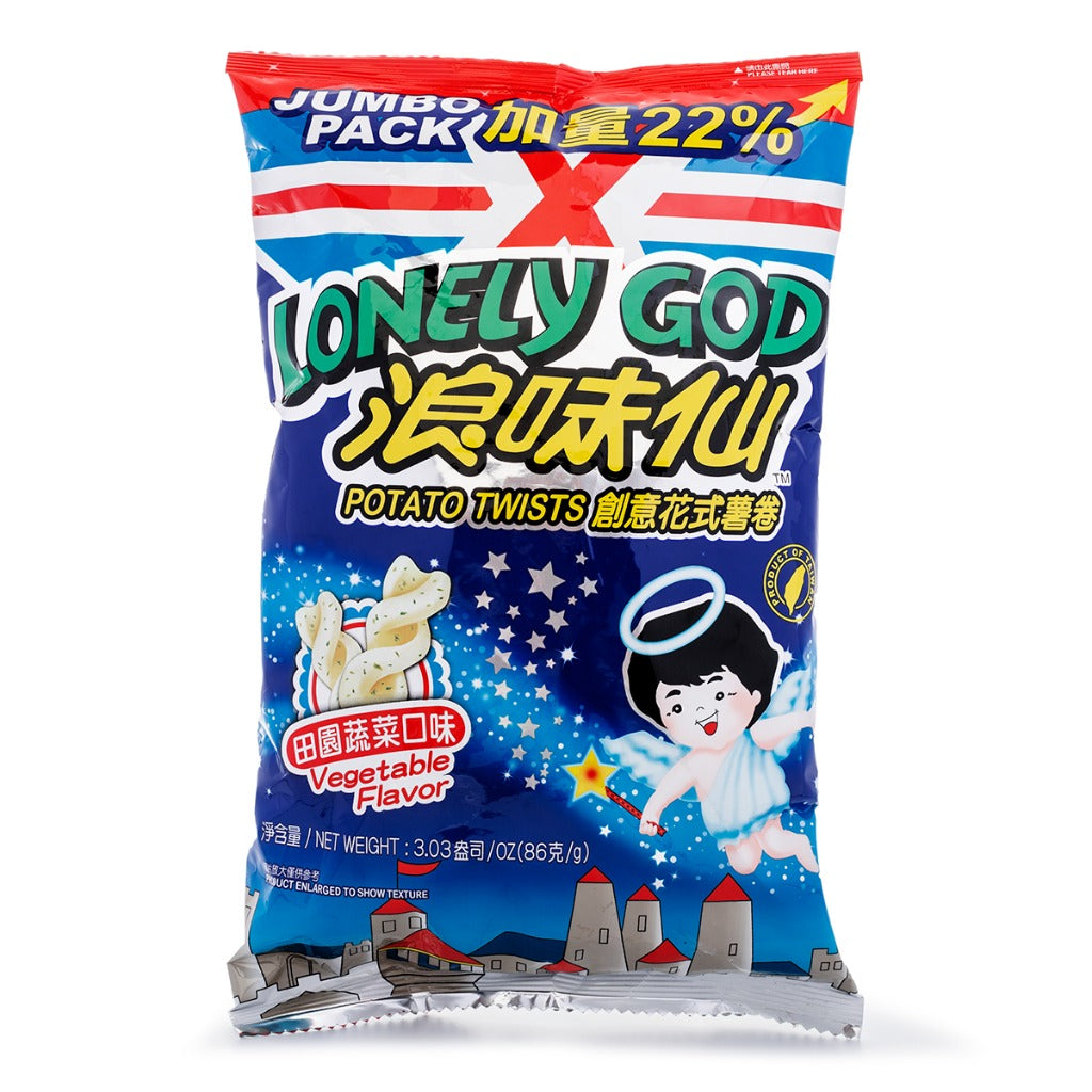 Want Want Lonely God Potato Twist Vegetable