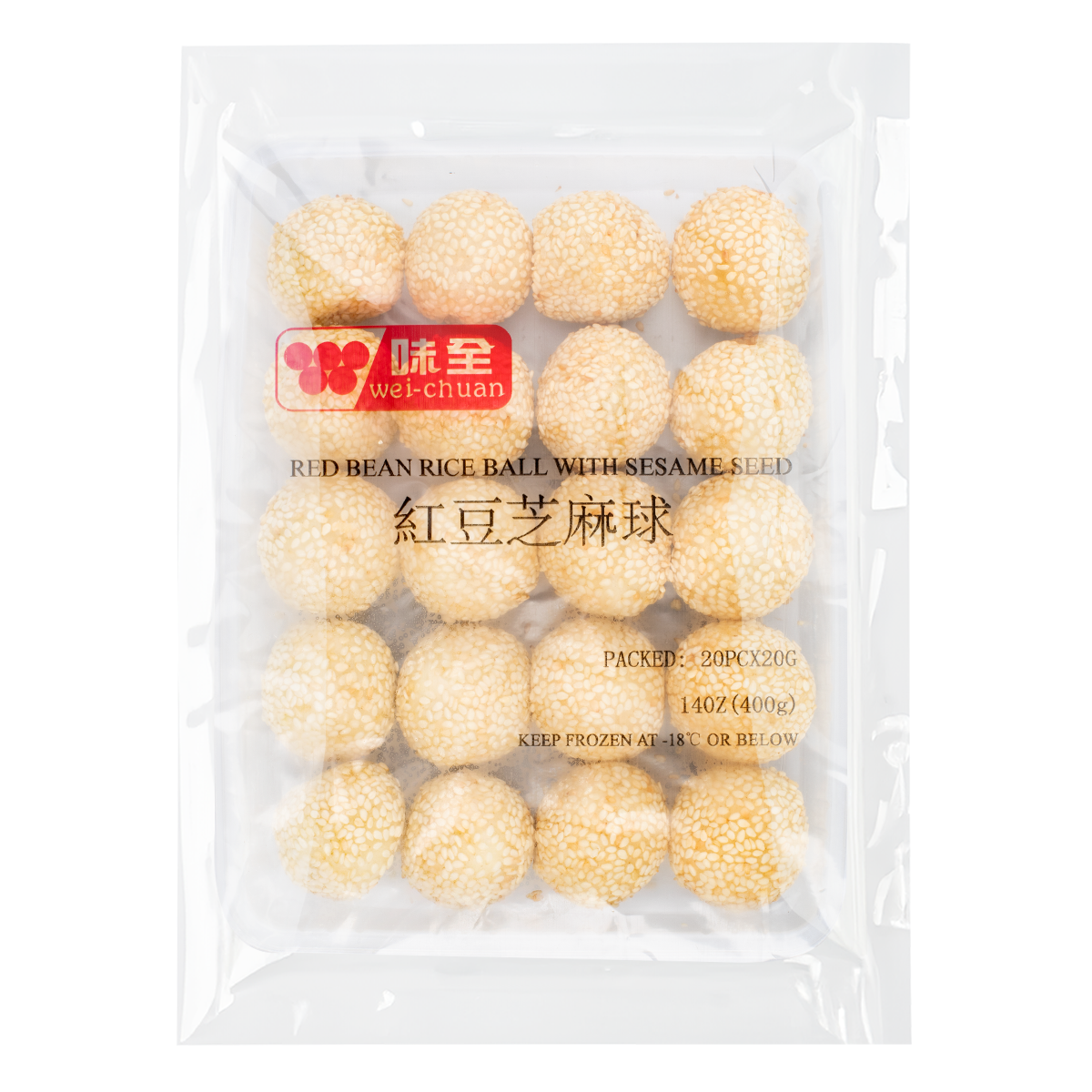 Wei Chuan Frozen Sesame Ball 400.00 g