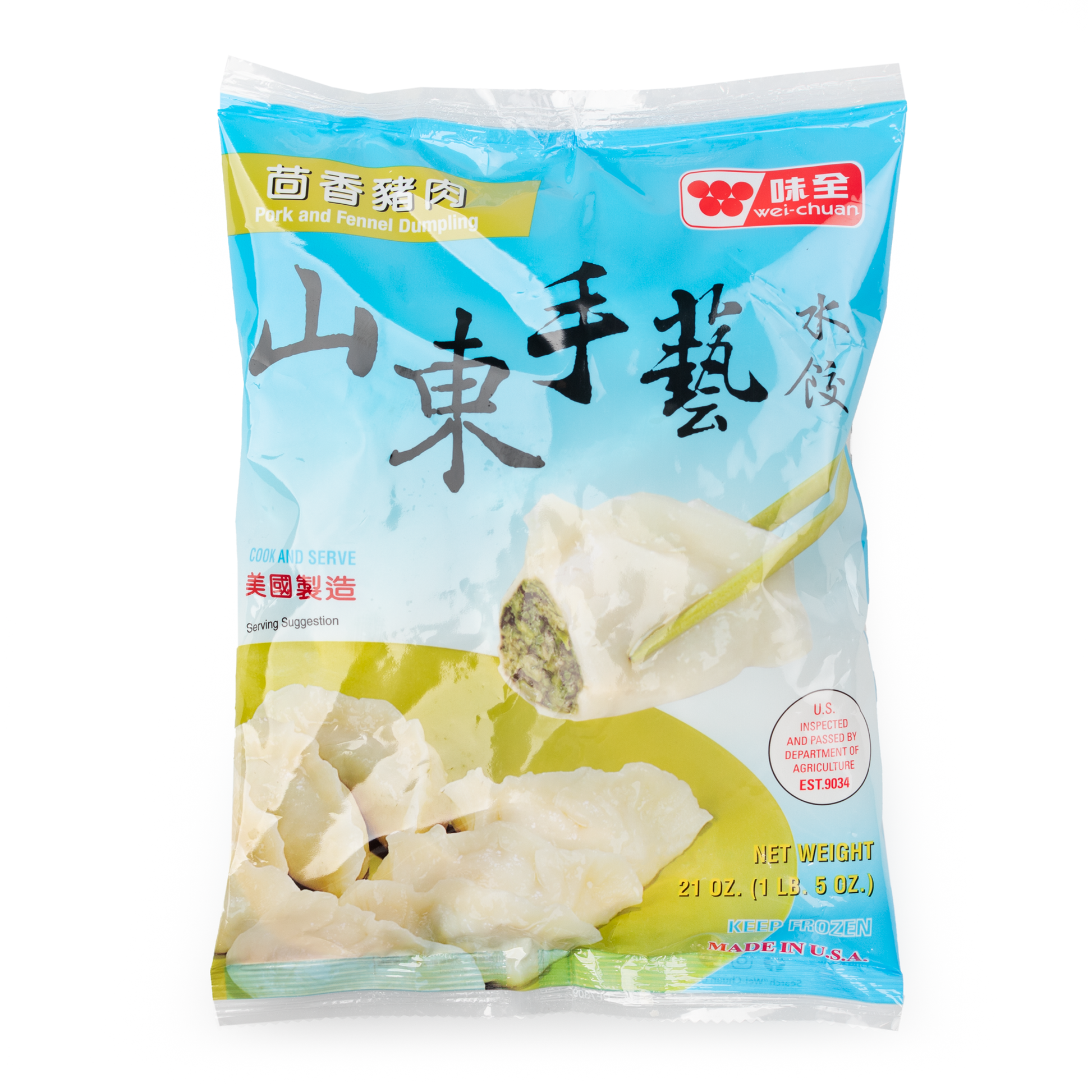 Wei-Chuan Pork and Fennel Dumplings, Frozen 21.00 oz