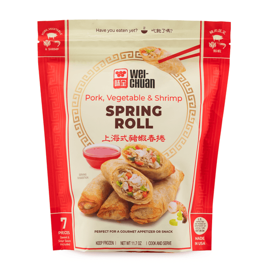 Wei-Chuan Pork, Vegetable and Shrimp Spring Rolls, Frozen 11.70 oz