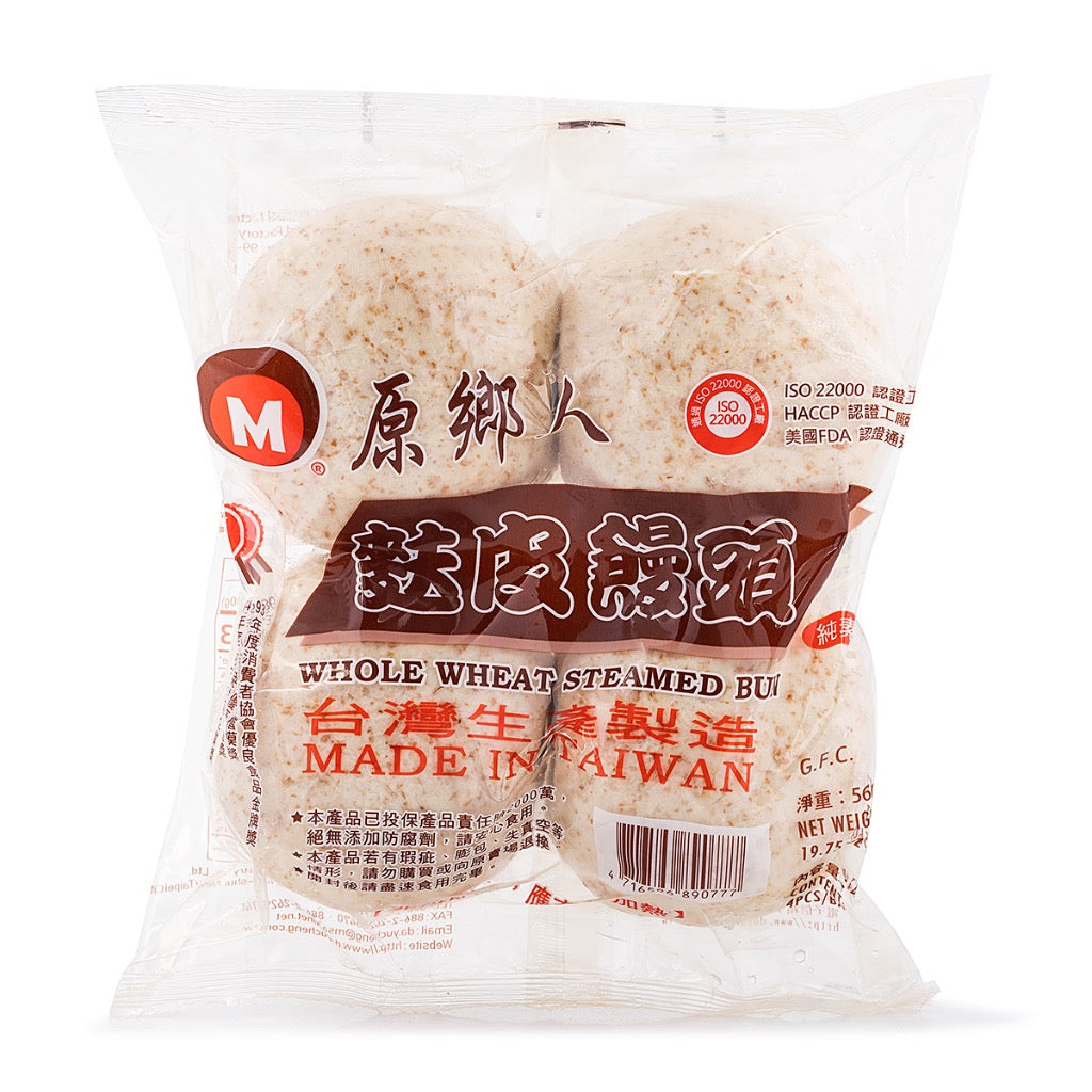 Whole Wheat Steamed Buns, Frozen 560.00 g