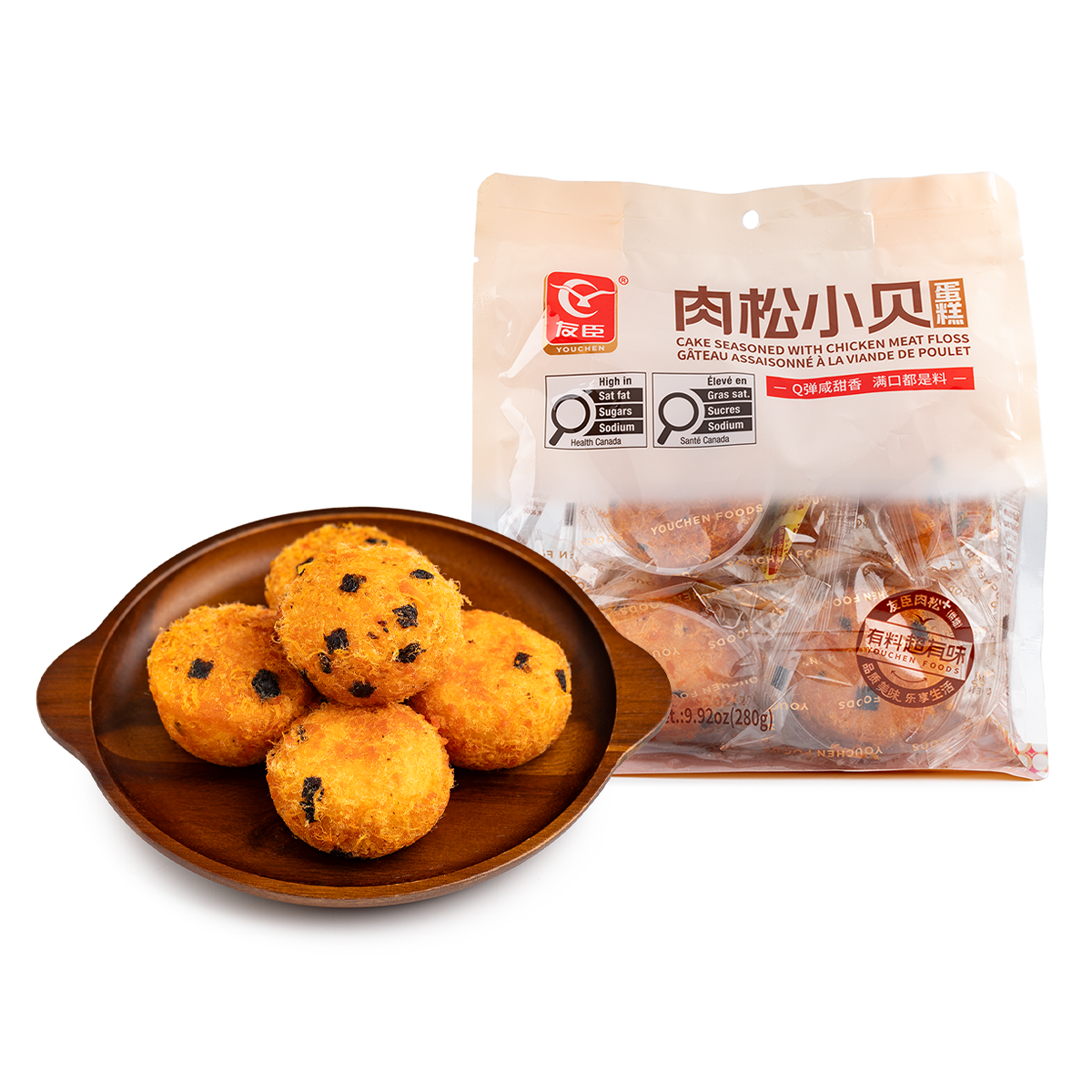 YC Cake Seasoned w Chicken Meat Floss