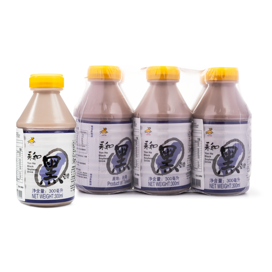 Yon Ho Black Soybean Milk 6pk 300ml