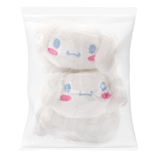 YUJIANNI Face Wash Wrist Strap White Cinnamon Dog 2 pc