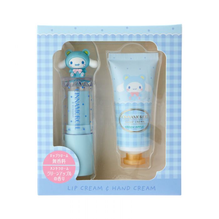 Japan Sanrio Cinnamoroll Motif Lip Balm & Hand Cream Set 3.8g + 20g